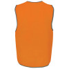 Hi Vis Safety Vests Orange Back